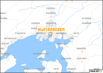 map of Hijiyamakōen