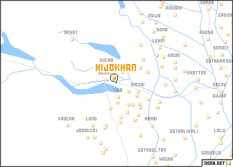 map of Hijo Khān