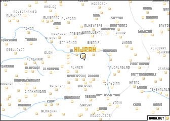 map of Ḩijrah