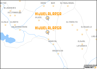 map of Hijuela Larga