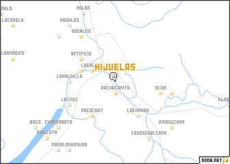 map of Hijuelas