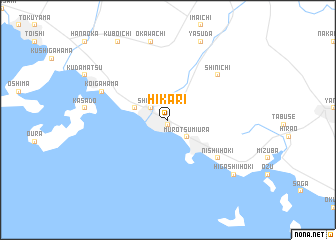 map of Hikari