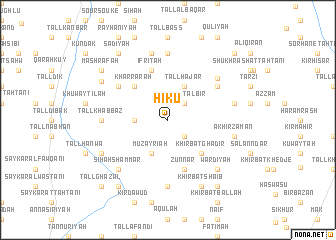 map of Ḩīkū