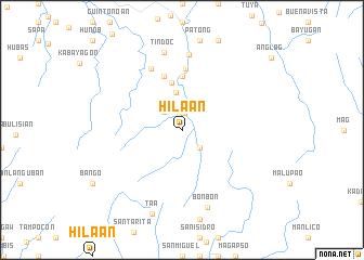 map of Hila-an