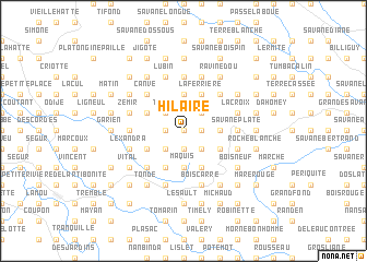 map of Hilaire