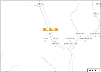 map of Hilājug