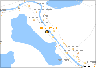 map of Hilālīyah