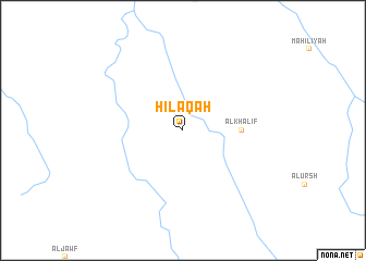map of Ḩilāqah