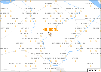 map of Hilarów