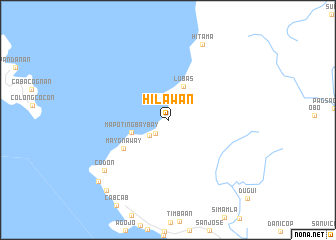 map of Hilawan