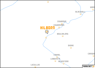 map of Hilborn