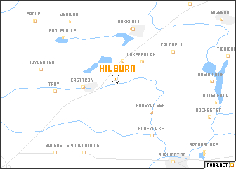 map of Hilburn