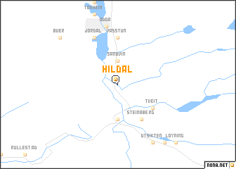 map of Hildal