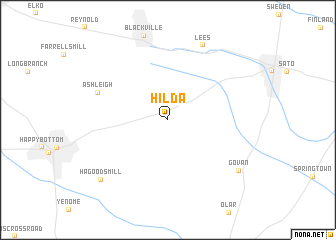 map of Hilda