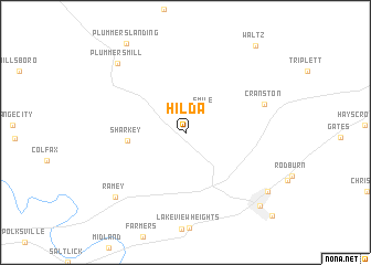 map of Hilda