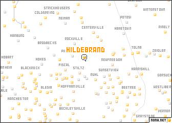 map of Hildebrand