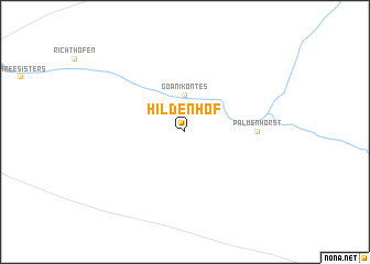 map of Hildenhof