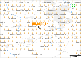 map of Hilderath