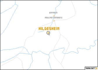 map of Hildesheim