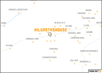 map of Hildreths House