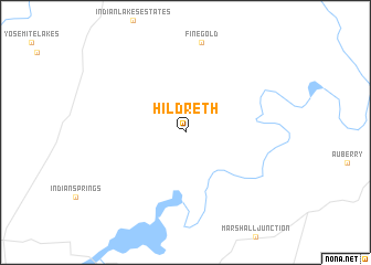 map of Hildreth