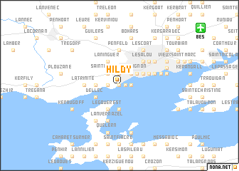 map of Hildy