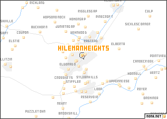 map of Hileman Heights