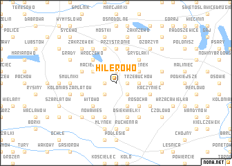 map of Hilerowo