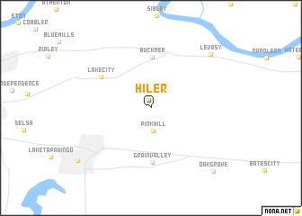 map of Hiler