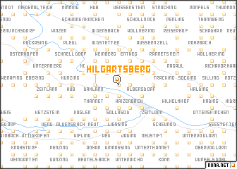 map of Hilgartsberg