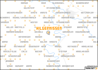 map of Hilgermissen