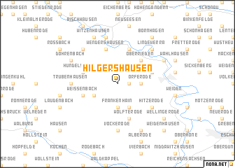 map of Hilgershausen