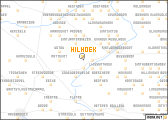 map of Hilhoek