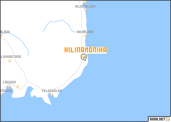 map of Hilinamoniha
