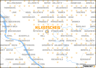 map of Hilkerscheid