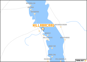 map of Hilla Bacaad