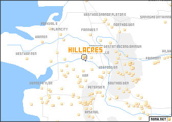 map of Hill Acres