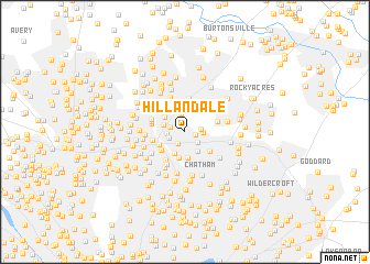 map of Hillandale