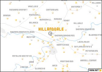 map of Hill and Dale