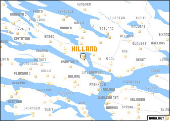 map of Hilland