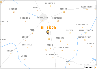 map of Hillard