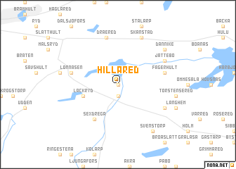 map of Hillared