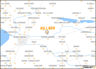 map of Hillarp