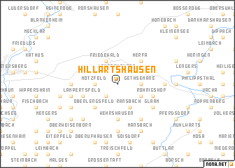 map of Hillartshausen