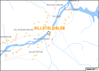 map of Hillat al Qiblab