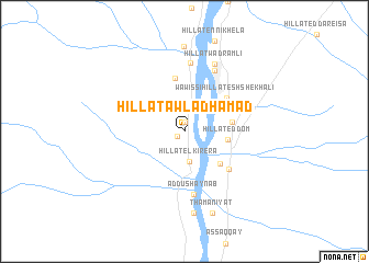 map of Hillat Awlad Hamad