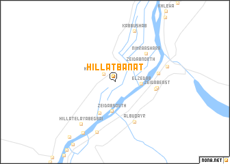 map of Hillat Banat