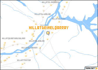 map of Hillat Deim el Qarray