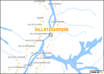 map of Hillat ed Darqab