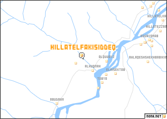 map of Hillat el Faki Siddeq